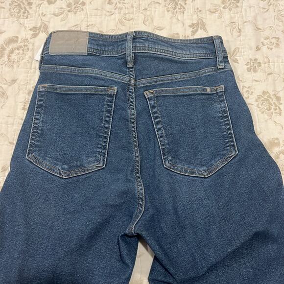 Womans EVERLANE The Way-High Skinny Blue Jean Size 28 Organic Cotton - Picture 6 of 8